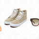 Stelen Hunton Shorts, $36 | Vans Sk8-Hi Slim in Batik Safari, $49 | Sun Buddies Type 05, $149